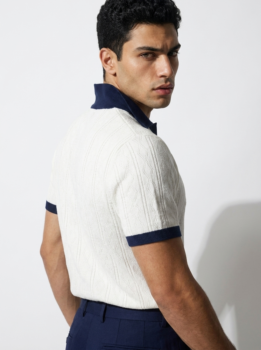 Ringer Knitted polo