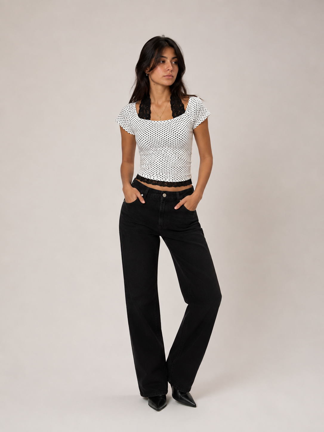 Polka Lace top