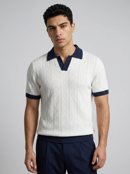 Ringer Knitted polo