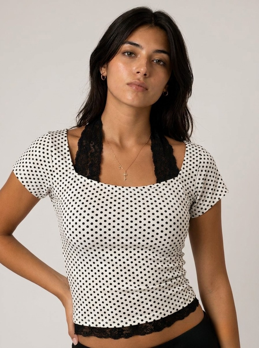 Polka Lace top