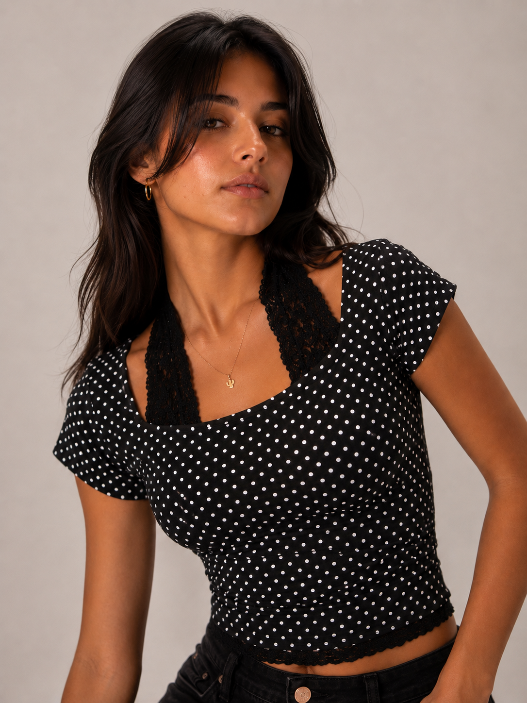 Polka Lace top
