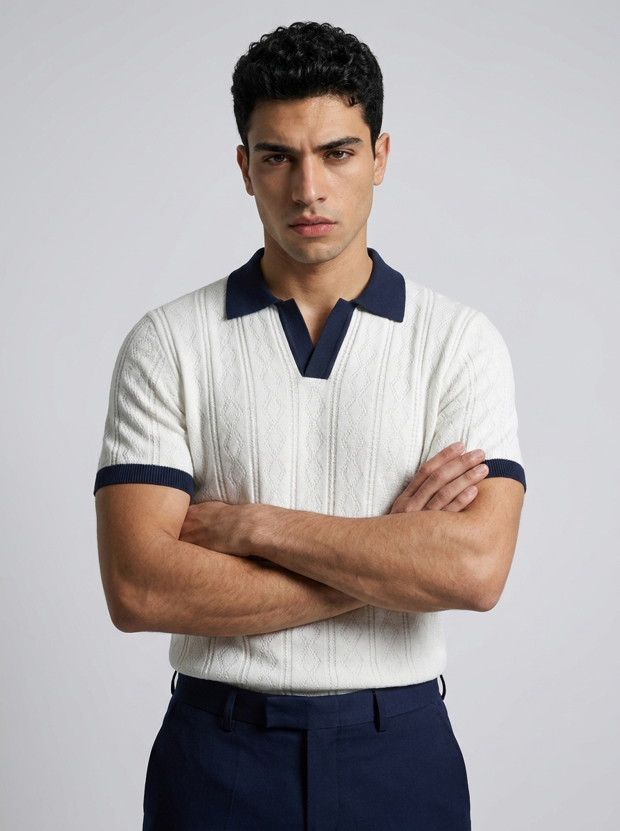 Ringer Knitted polo