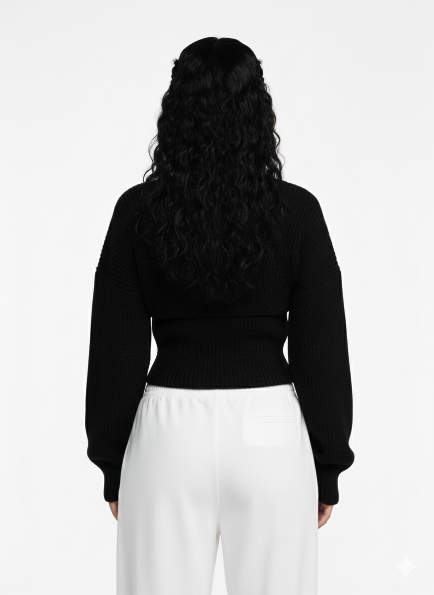 Knitted Set - Black