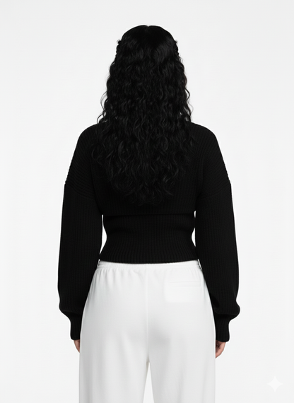 Knitted Set - Black