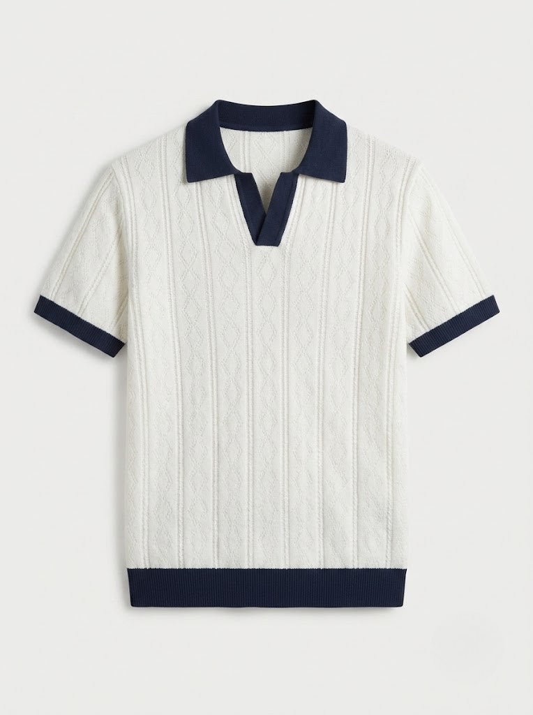 Ringer Knitted polo